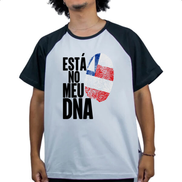 Camiseta Raglan Esta no meu DNA Bahia - Imagem 4