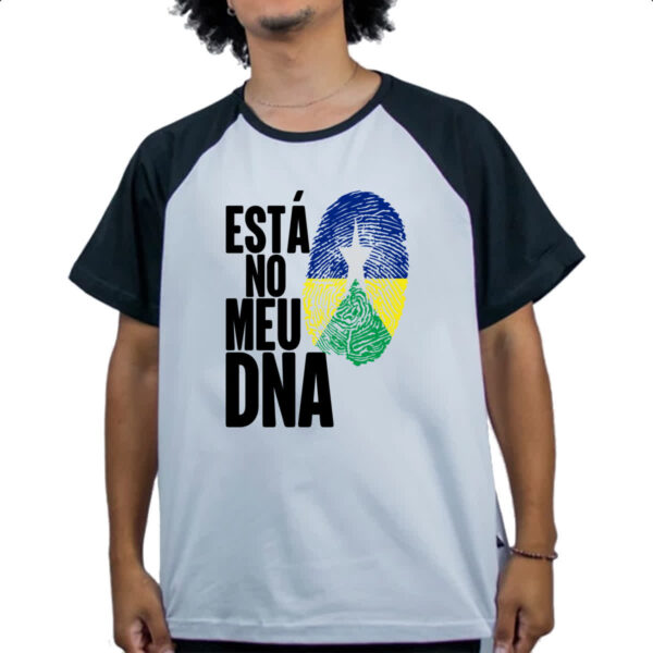 Camiseta Raglan Esta no meu DNA Rondonia - Imagem 4