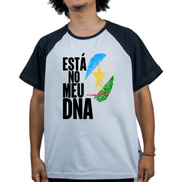 Camiseta Raglan Esta no meu DNA Roraima - Imagem 4