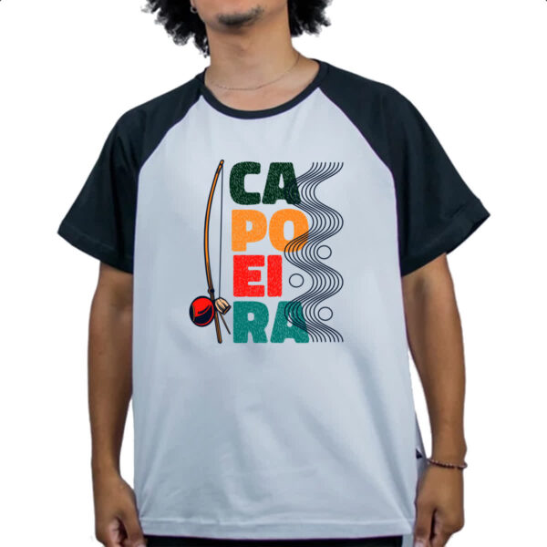 Camiseta Raglan Berimbau capoeira - Imagem 4