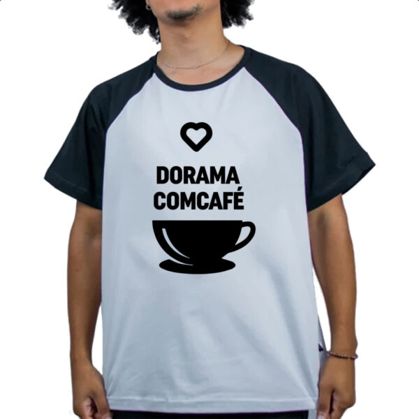 Camiseta Raglan Dorama com cafe - Imagem 4