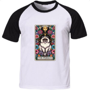 Camiseta Raglan Taro gato Persa
