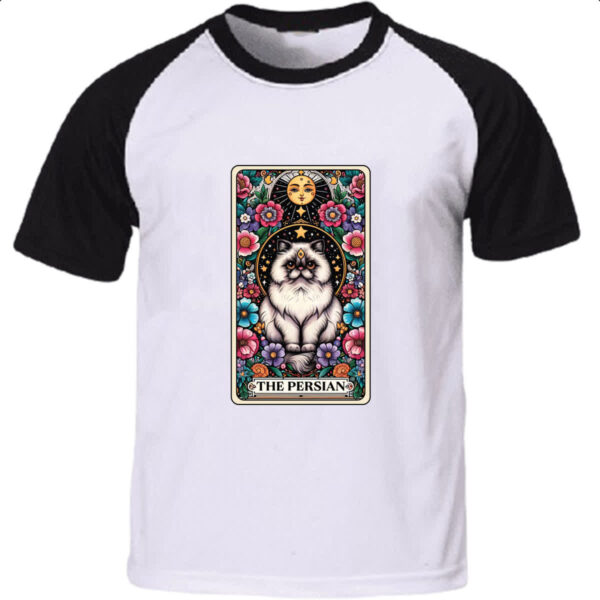 Camiseta Raglan Taro gato Persa