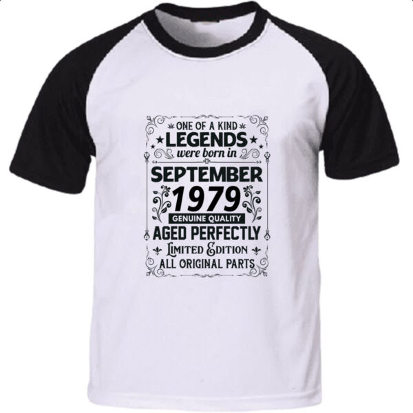 Camiseta Raglan Legends Were Born SET-1979