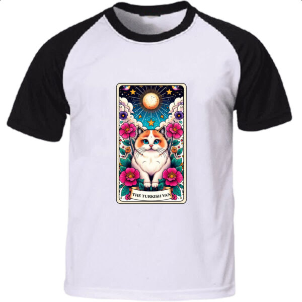 Camiseta Raglan Taro gato Van Turco