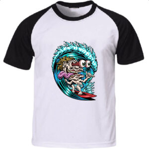 Camiseta Raglan Surf Freak
