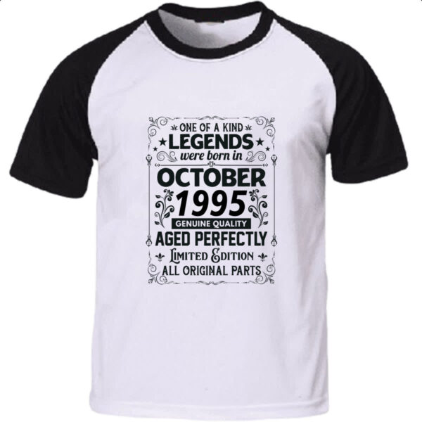 Camiseta Raglan Legends Were Born OUT-1995