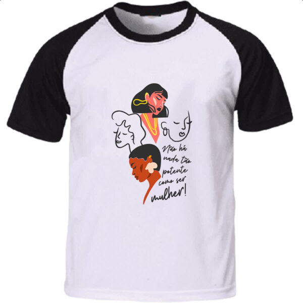 Camiseta Raglan Empoderamento feminino