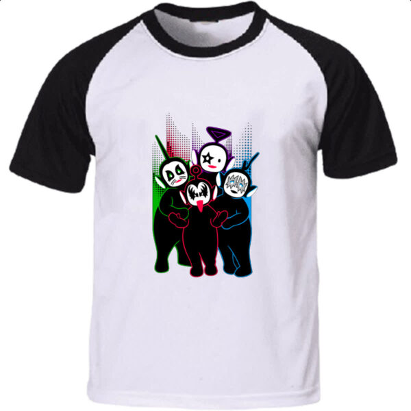 Camiseta Raglan Teletubbies Kiss