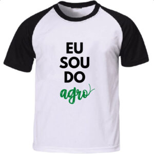 Camiseta Raglan Eu sou do Agro