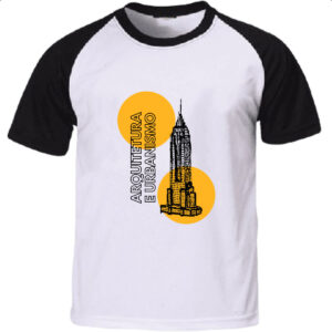 Camiseta Raglan Arquitetura e urbanismo