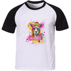 Camiseta Raglan Kanguru Urban Wild Watercolor