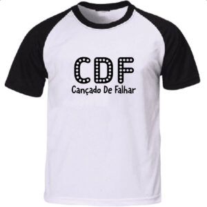 Camiseta Raglan CDF Cancado De Falhar