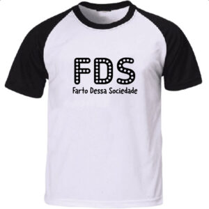 Camiseta Raglan FDS Farto Dessa Sociedade