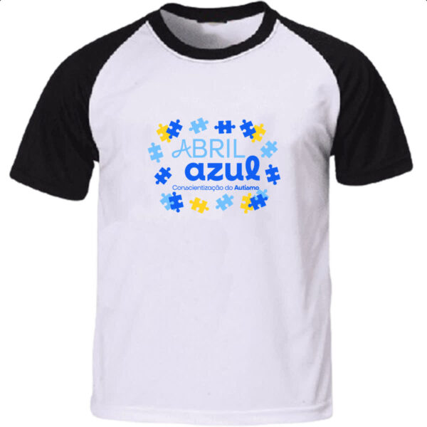 Camiseta Raglan Autismo conscientizacao