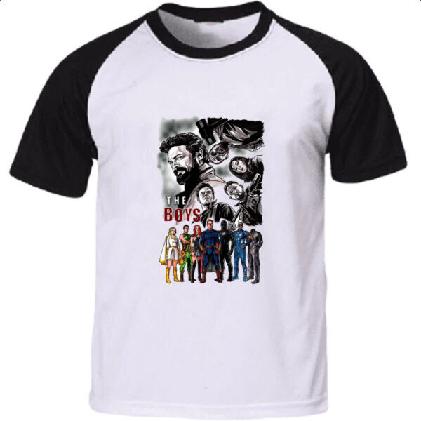 Camiseta Raglan The Boys poster