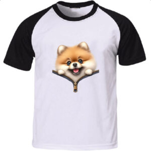Camiseta Raglan Spitz Alemao no Ziper