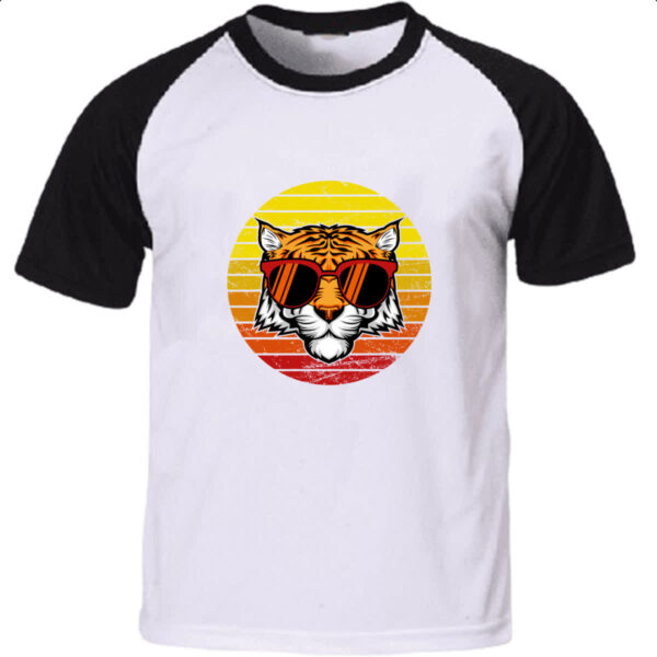 Camiseta Raglan Tigre ray ban sunset