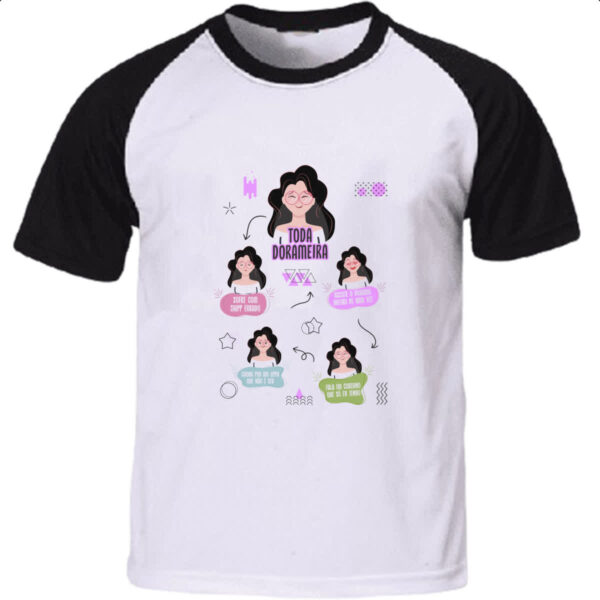 Camiseta Raglan Toda dorameira