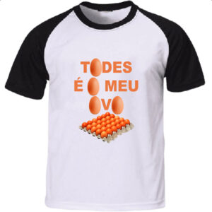 Camiseta Raglan Todes e o meu ovo