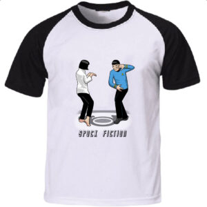 Camiseta Raglan Spock Fiction