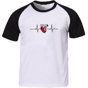 Camiseta Raglan Turbo cardiaco