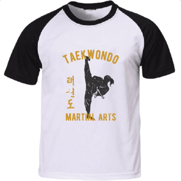 Camiseta Raglan Taekwondo Martial Arts