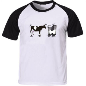 Camiseta Raglan Vaca H
