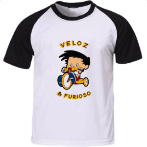Camiseta Raglan Veloz e furioso
