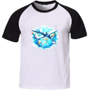 Camiseta Raglan Viagem aviao turismo