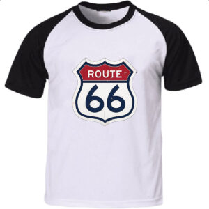 Camiseta Raglan Vintage route 66