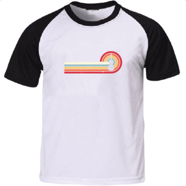 Camiseta Raglan Viollino Espiral Sunset Art