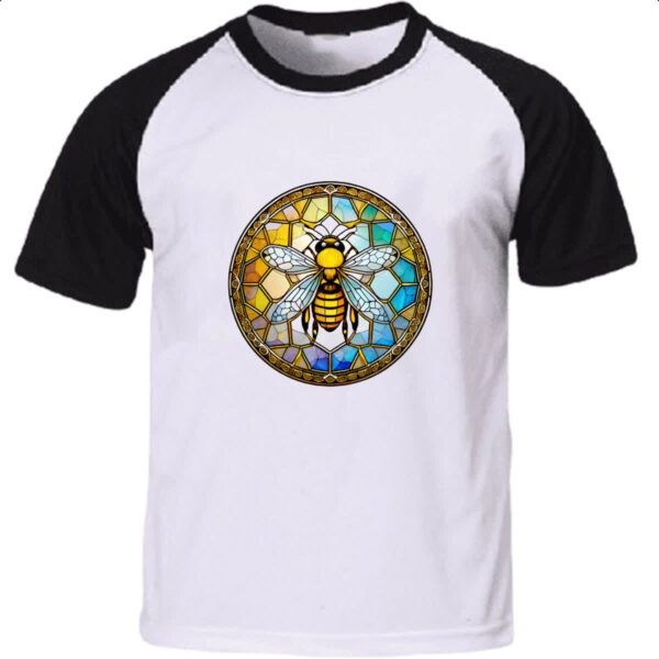 Camiseta Raglan Vitral Abelha
