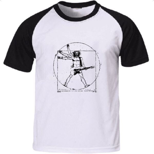 Camiseta Raglan Vitruvian Rock Star