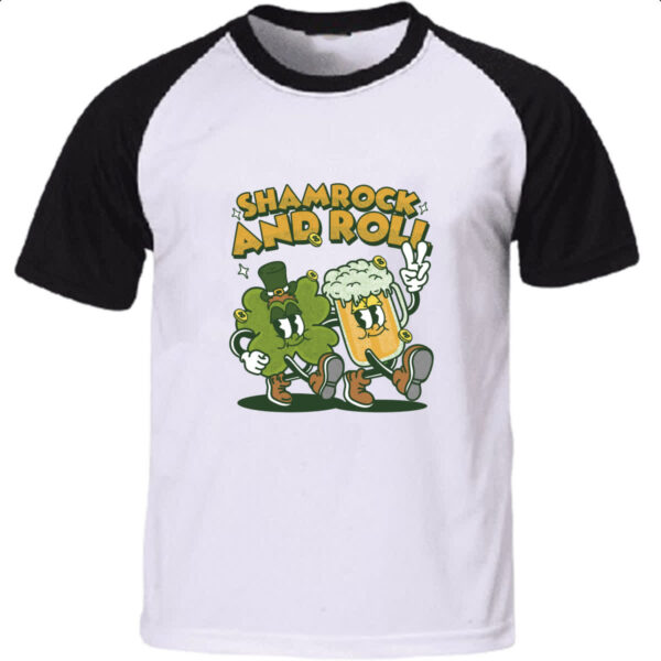 Camiseta Raglan St Patricks day shamrock