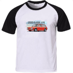Camiseta Raglan Brasilia Classica Vermelha