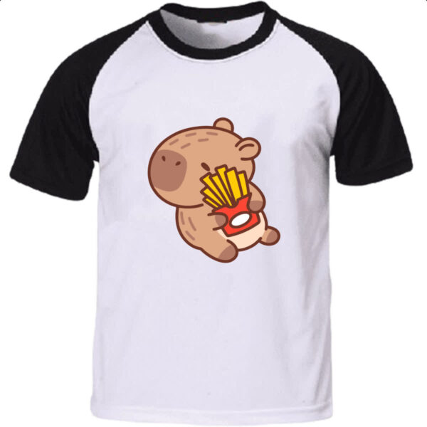 Camiseta Raglan Capivara Fritas