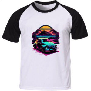 Camiseta Raglan Fusca Sunset Art