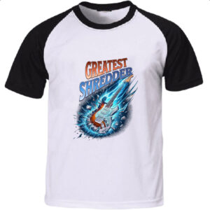 Camiseta Raglan Guitarra Greatest Shredder
