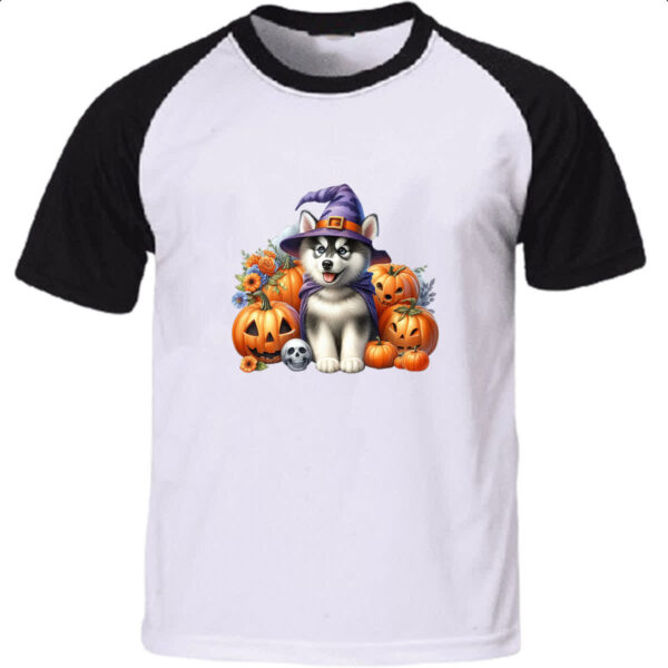 Camiseta Raglan Husk Halloween