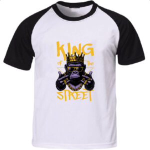 Camiseta Raglan King of the Street