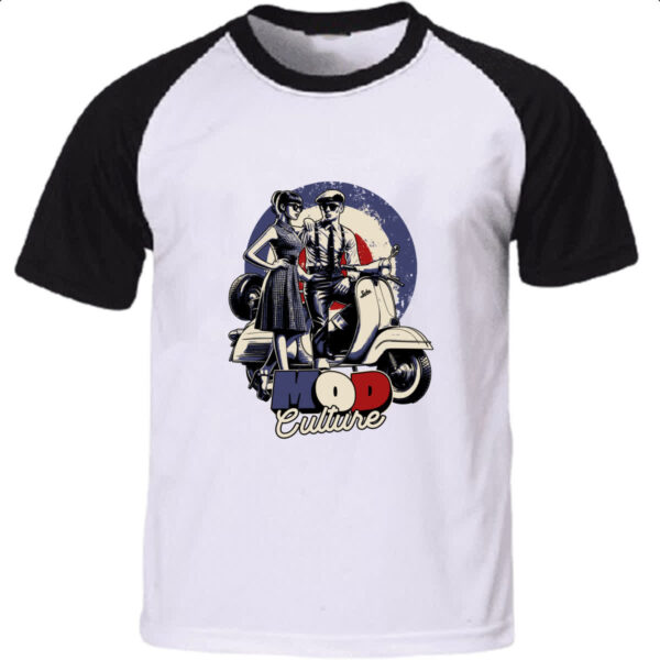 Camiseta Raglan Mod Culture