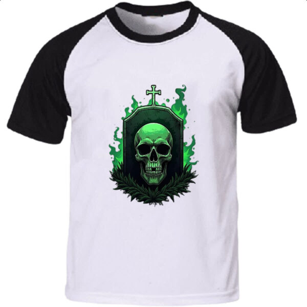 Camiseta Raglan Skull Lapide