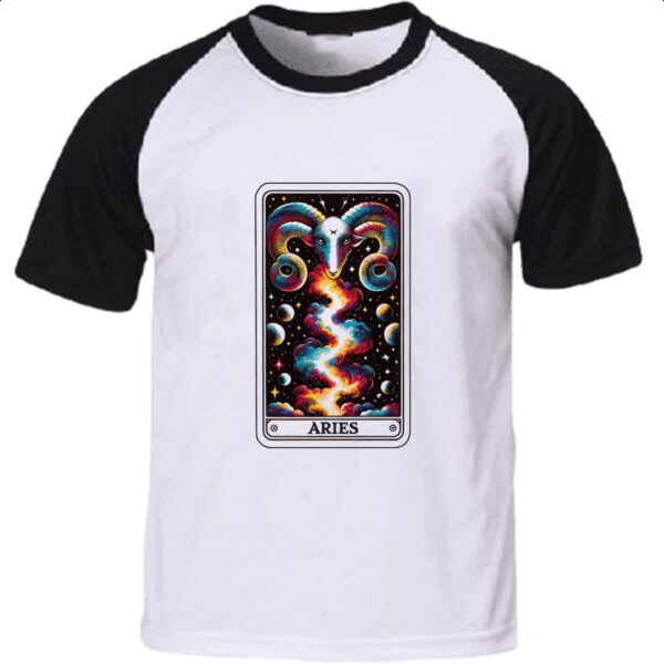 Camiseta Raglan Signo Carta Taro Aries