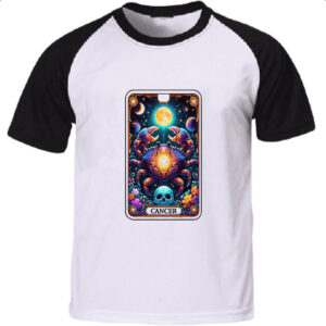 Camiseta Raglan Signo Carta Taro Cancer