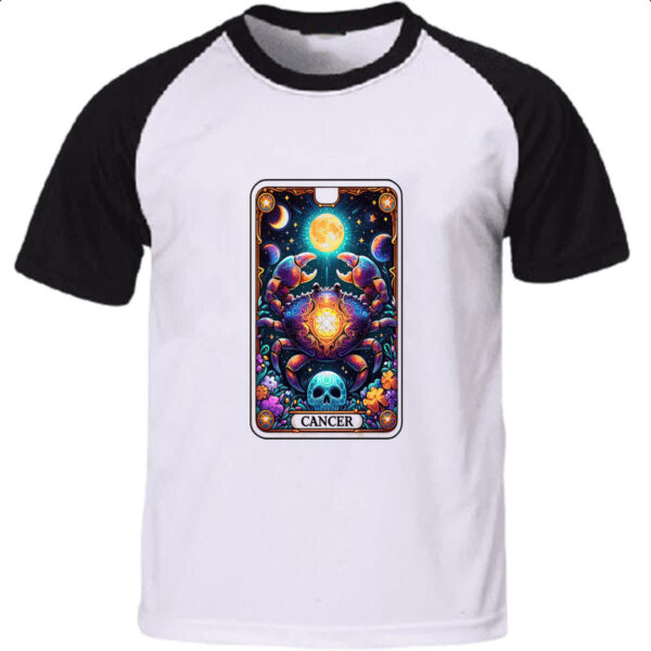Camiseta Raglan Signo Carta Taro Cancer