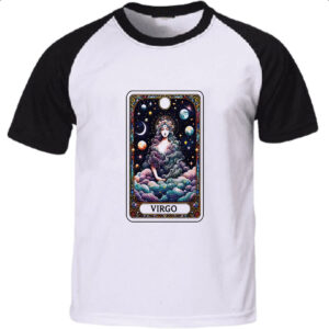 Camiseta Raglan Signo Carta Taro Virgem