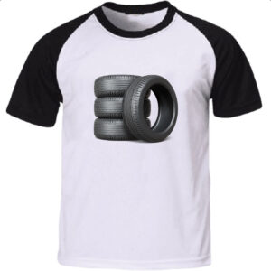 Camiseta Raglan Pneus radiais