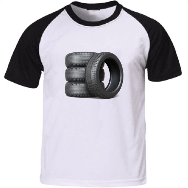 Camiseta Raglan Pneus radiais