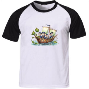 Camiseta Raglan Ratinhos marinheiros